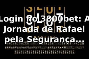 Login no 3800bet: A Jornada de Rafael pela Segurança Digital 🔐